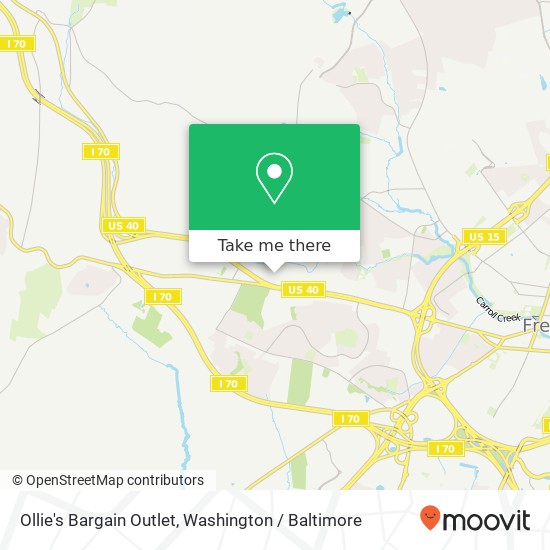Mapa de Ollie's Bargain Outlet, 66 Waverley Dr