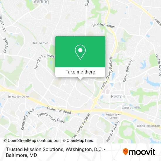 Trusted Mission Solutions map