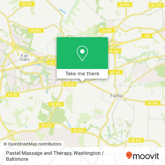 Mapa de Pastel Massage and Therapy, 11035 Lee Hwy