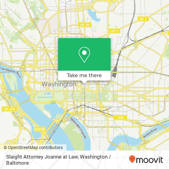 Slaight Attorney Joanne at Law, 400 7th St NW map
