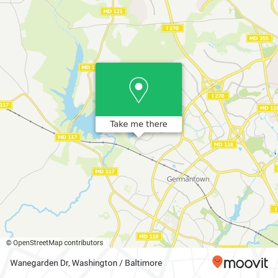 Wanegarden Dr, Germantown, MD 20874 map