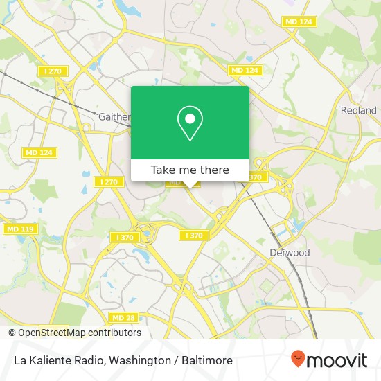 Mapa de La Kaliente Radio