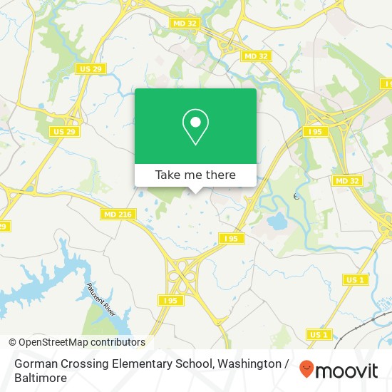 Mapa de Gorman Crossing Elementary School, 9999 Winter Sun Rd