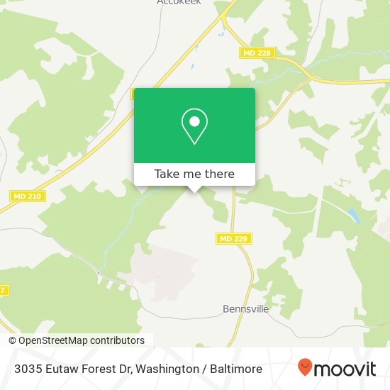 3035 Eutaw Forest Dr, Waldorf, MD 20603 map