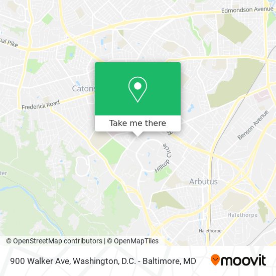 900 Walker Ave map