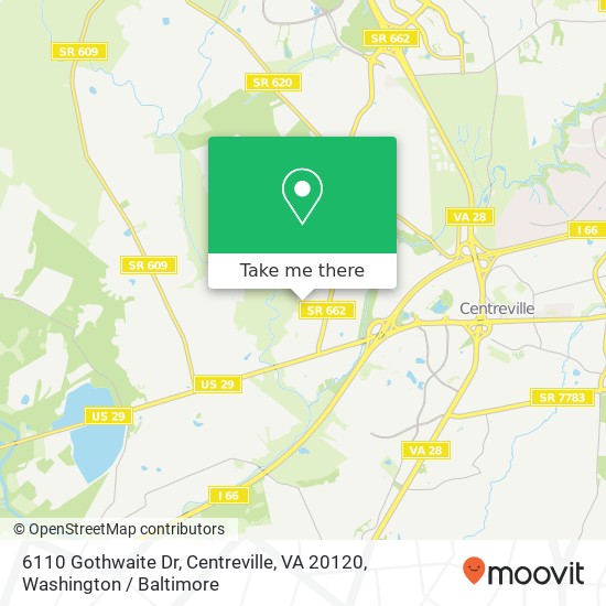 6110 Gothwaite Dr, Centreville, VA 20120 map