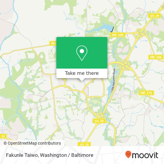 Mapa de Fakunle Taiwo, 10339 Twin Rivers Rd