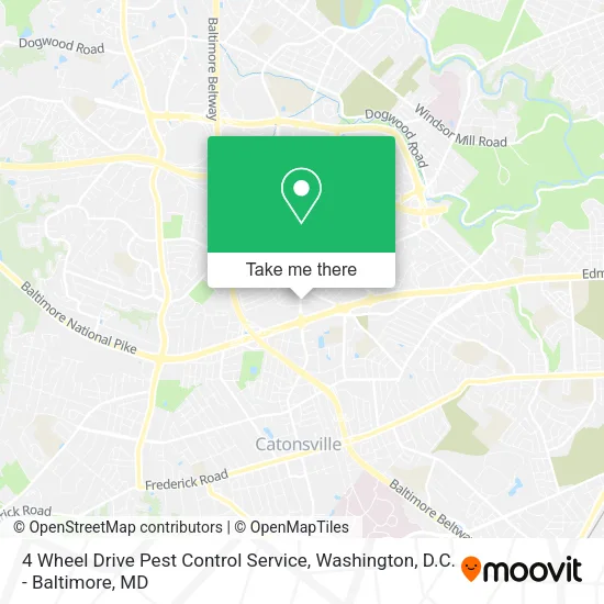4 Wheel Drive Pest Control Service map
