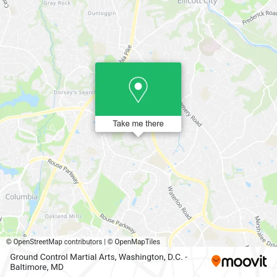 Ground Control Martial Arts map