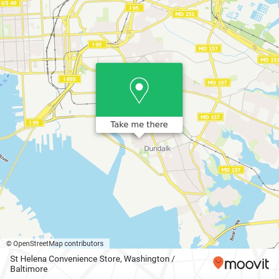 Mapa de St Helena Convenience Store, 275 St Helena Ave