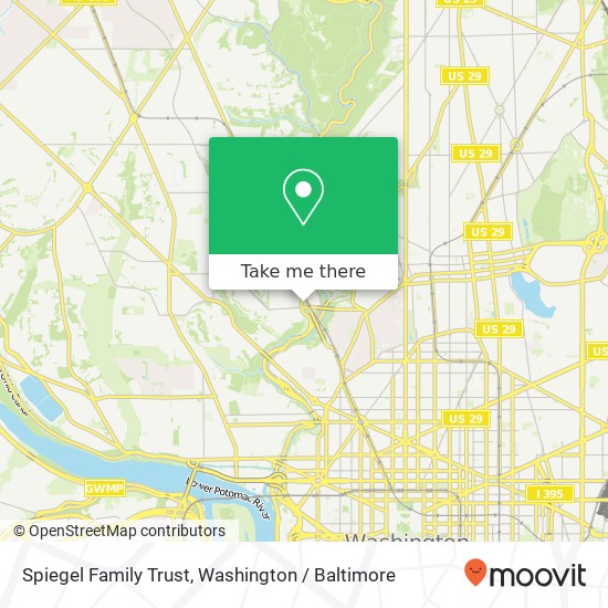 Mapa de Spiegel Family Trust, 2607 24th St NW