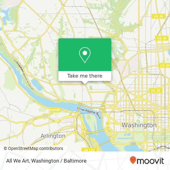 All We Art, 1666 33rd St NW map