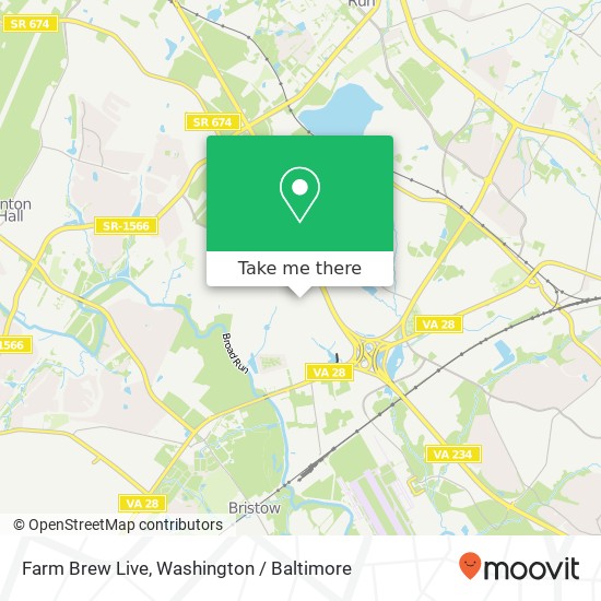 Farm Brew Live, Discovery Blvd map