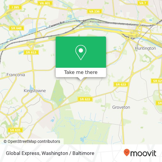 Global Express, 6404 Telegraph Rd map
