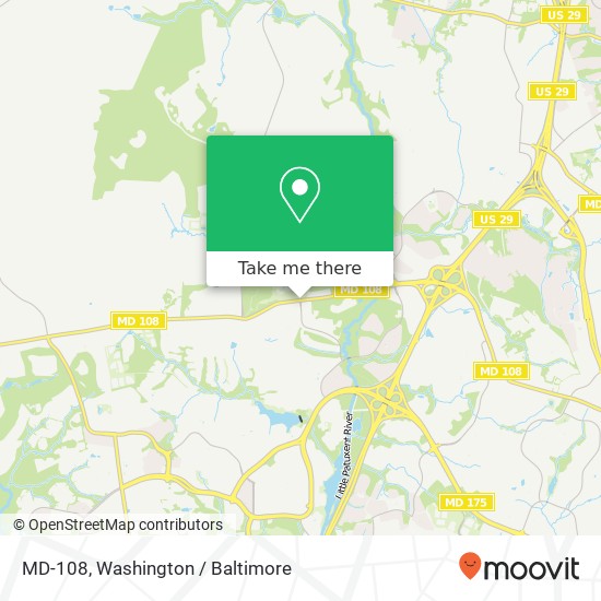 MD-108, Columbia, MD 21044 map