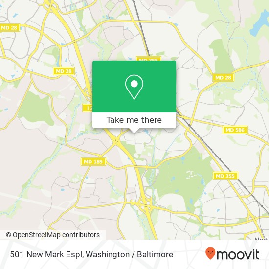 501 New Mark Espl, Rockville, MD 20850 map