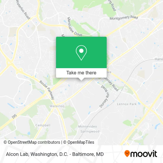 Alcon Lab map