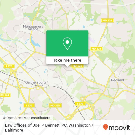 Mapa de Law Offices of Joel P Bennett, PC, 207 Bristol Downs Dr