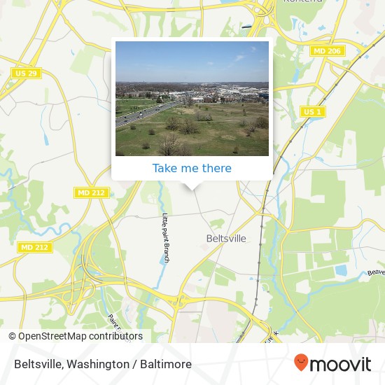 Beltsville map