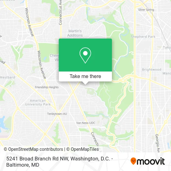 5241 Broad Branch Rd NW map