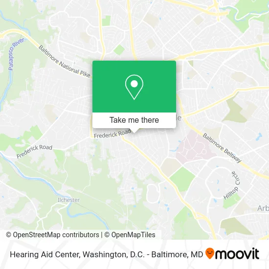 Hearing Aid Center map