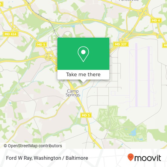 Mapa de Ford W Ray, 5873 Allentown Rd