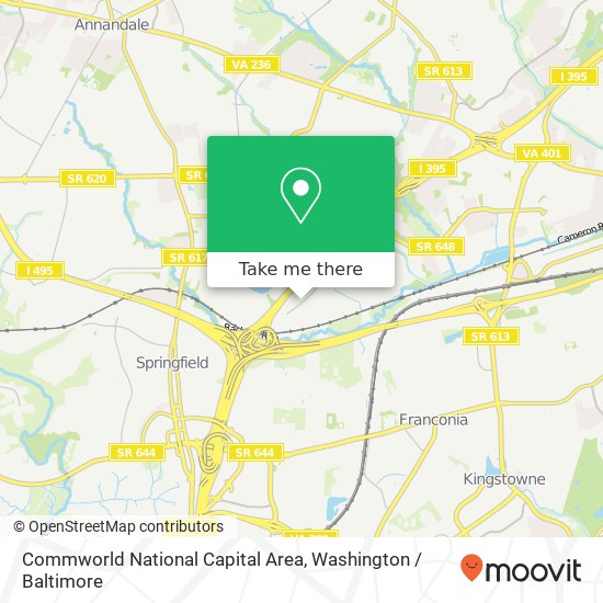 Commworld National Capital Area map