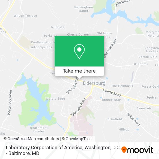 Laboratory Corporation of America map