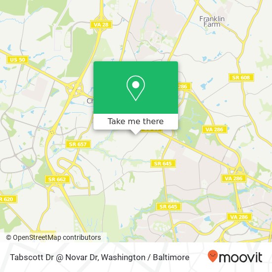 Mapa de Tabscott Dr @ Novar Dr