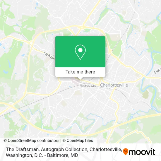 The Draftsman, Autograph Collection, Charlottesville map