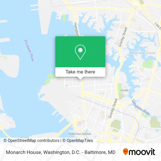 Monarch House map