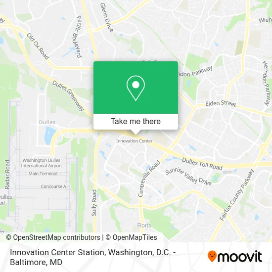 Innovation Center Station map
