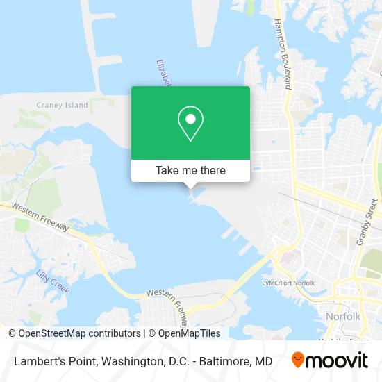 Lambert's Point map