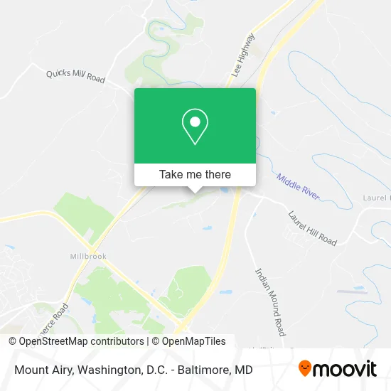 Mount Airy map