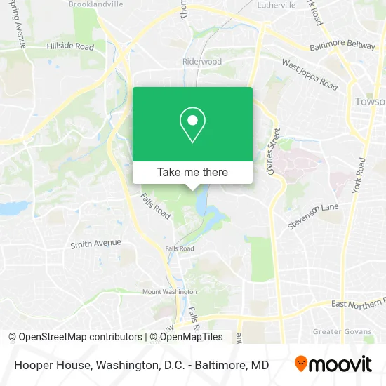 Hooper House map
