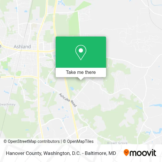 Hanover County map