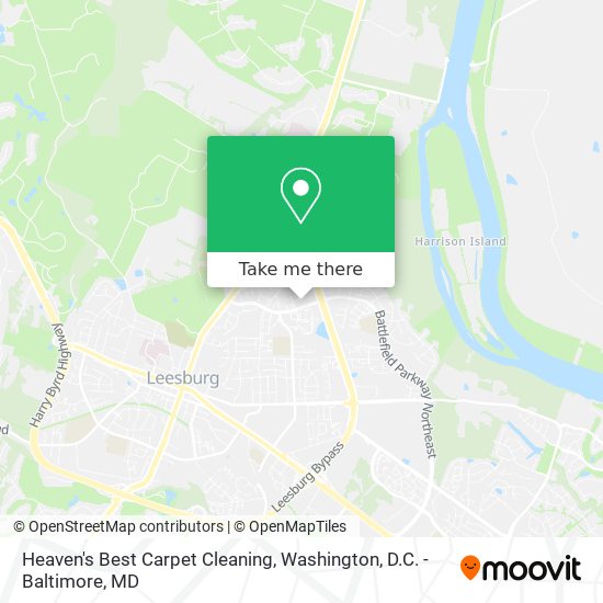 Heaven's Best Carpet Cleaning map