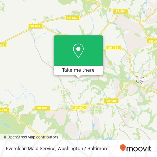 Everclean Maid Service map