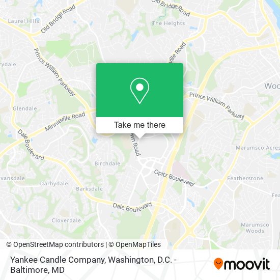 Mapa de Yankee Candle Company