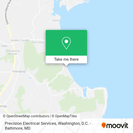 Precision Electrical Services map