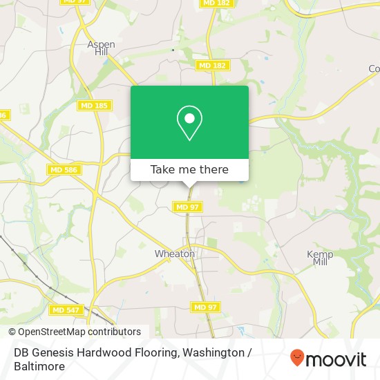 DB Genesis Hardwood Flooring map