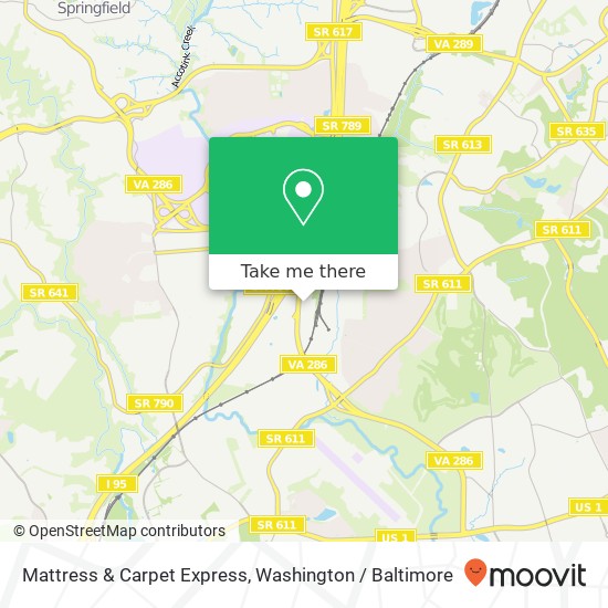 Mattress & Carpet Express map