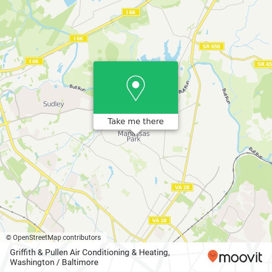 Mapa de Griffith & Pullen Air Conditioning & Heating
