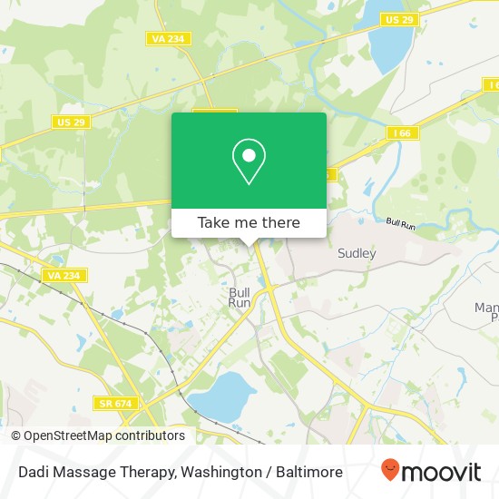 Mapa de Dadi Massage Therapy