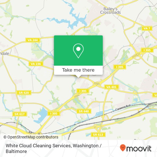 White Cloud Cleaning Services map
