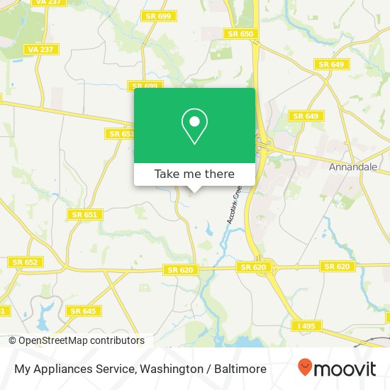 My Appliances Service map