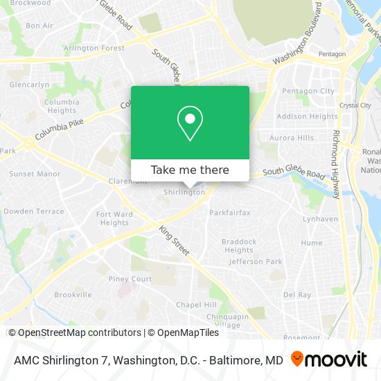 Mapa de AMC Shirlington 7