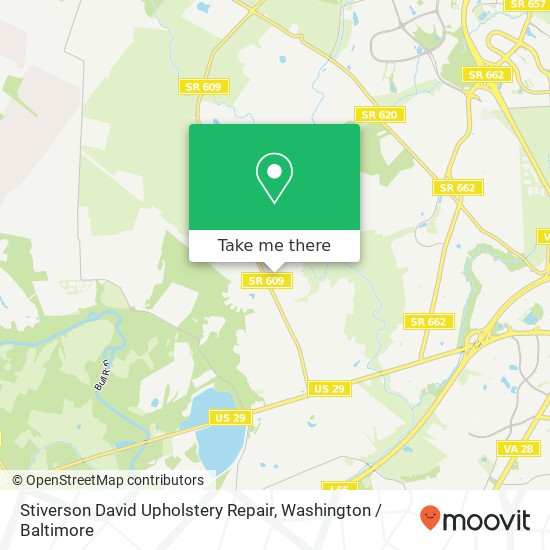 Mapa de Stiverson David Upholstery Repair