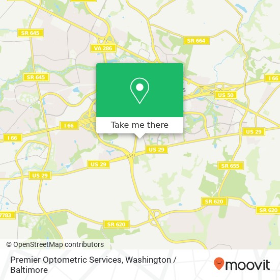 Premier Optometric Services map