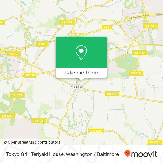 Mapa de Tokyo Grill Teriyaki House